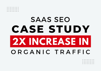 SaaS SEO case study traffic growth chart