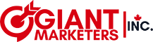 Giant Marketers Inc logo with dark INC text