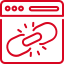Authority link building icon